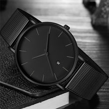Load image into Gallery viewer, Black Businnes Style Watch