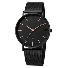 Load image into Gallery viewer, Black Businnes Style Watch