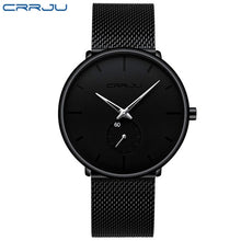 Load image into Gallery viewer, CRRJU Fashion Watch Men Waterproof Slim