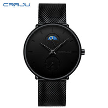 Load image into Gallery viewer, CRRJU Fashion Watch Men Waterproof Slim